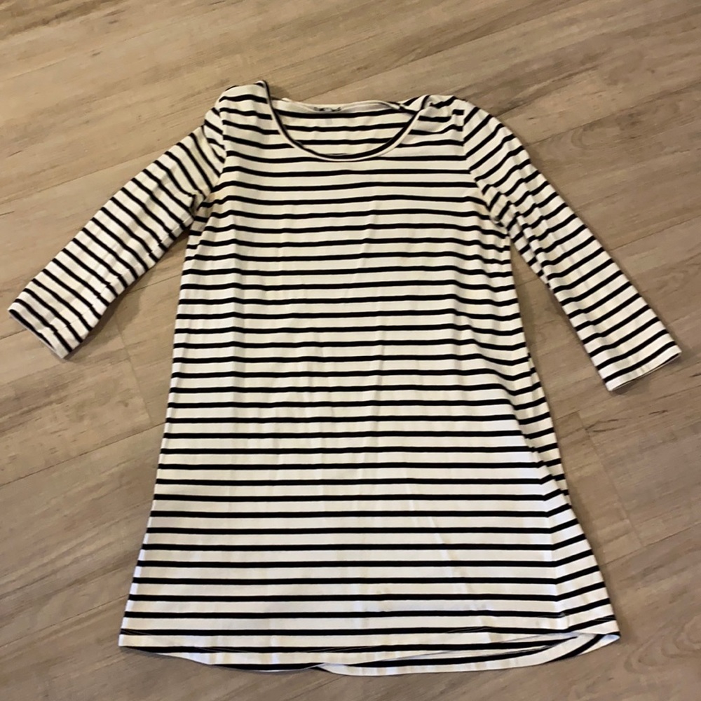 Striped Long Sleeve Dress